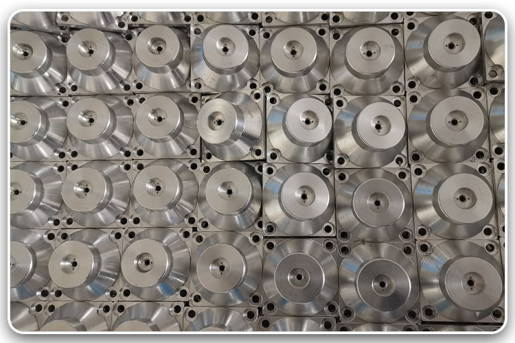 Piezas de acoplamiento cuadradas de aluminio