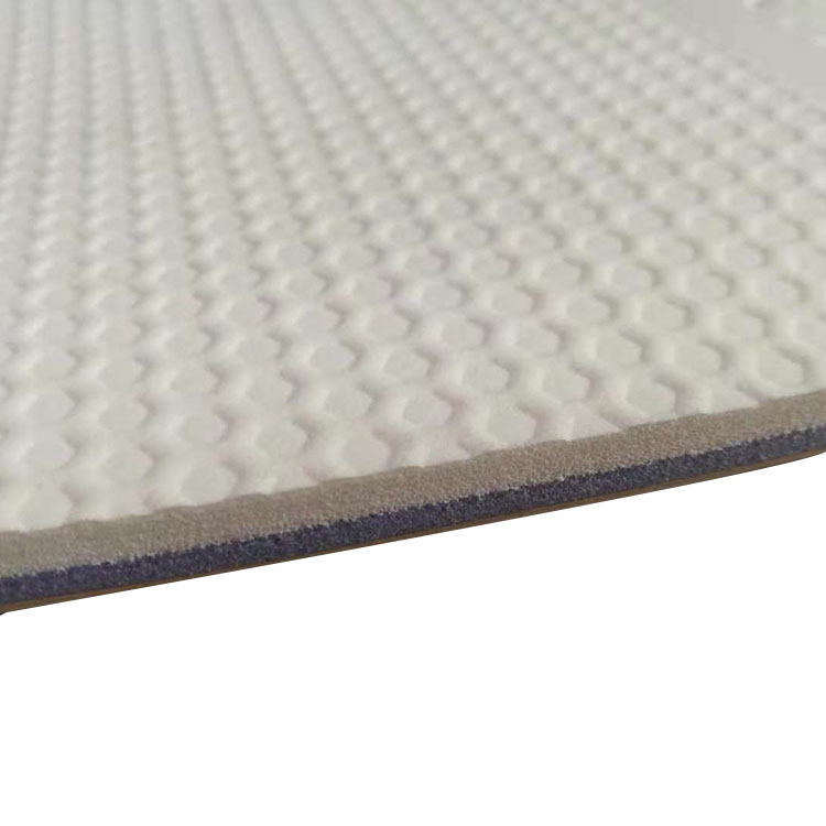 6,0 mm høykvalitets multisports-treutseende antiskli-sportsgulv i PVC