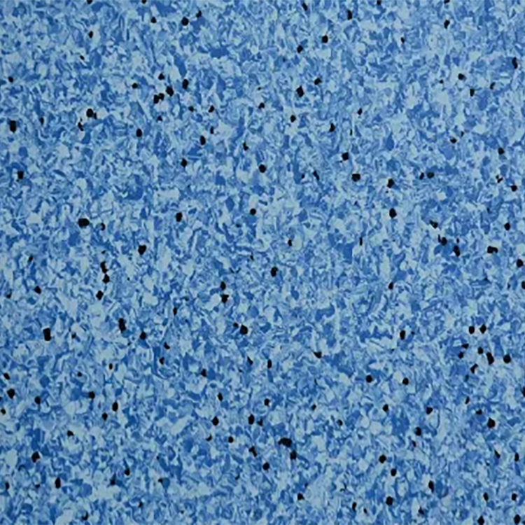 Anti-bacterial Non Slip Homogeneous Commercial Vinyl Flooring