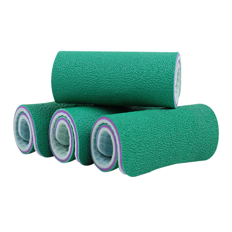 Aangepaste kleur en dikte draagbare antislip PVC-vloeren met zandoppervlak