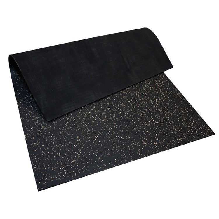 Strong Impact rolled rubber flooring and square rubber mats