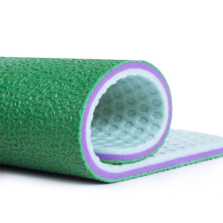 Wear Resistant Antiskidding PVC Sports Flooring Badminton playing surface