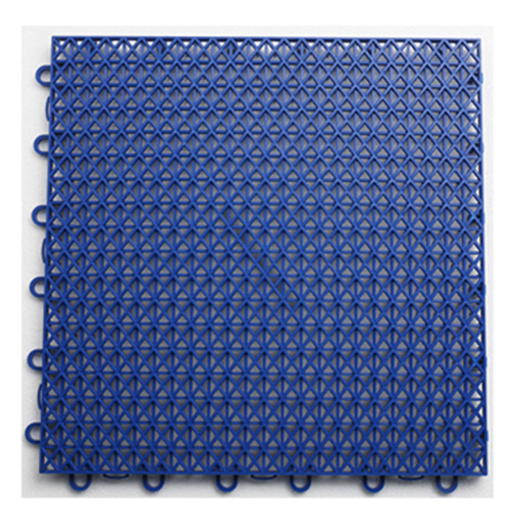 Safe Anti Slip Outdoor Plastic Interlocking Removable Sports Flooring Tile