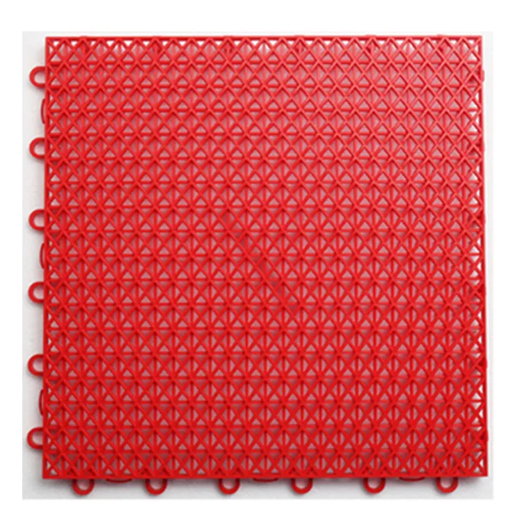 Polypropylene Interlocking Tiles For Outdoor Sport Courts
