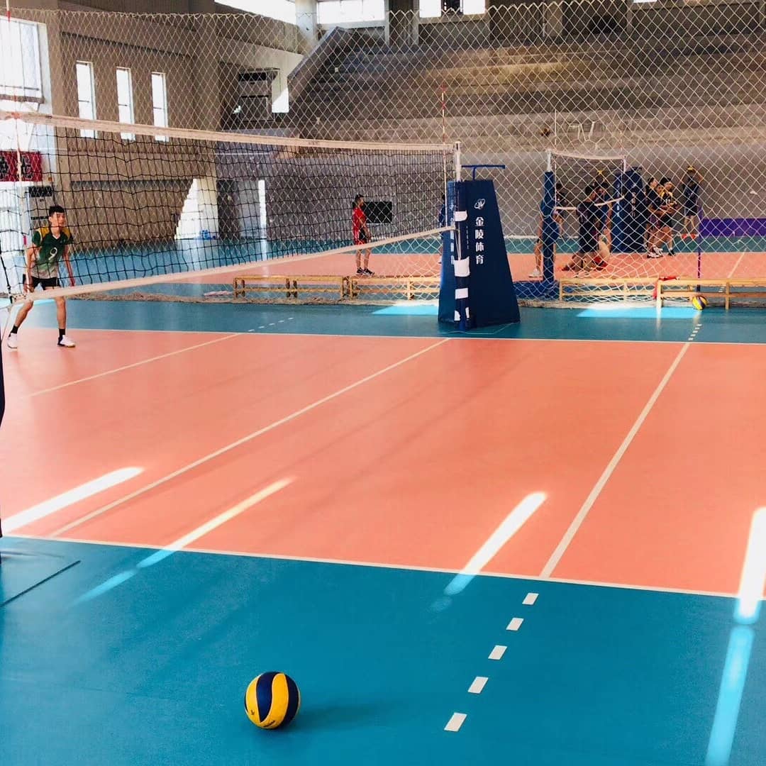 We finished new project of volleyball court flooring in KunMing province