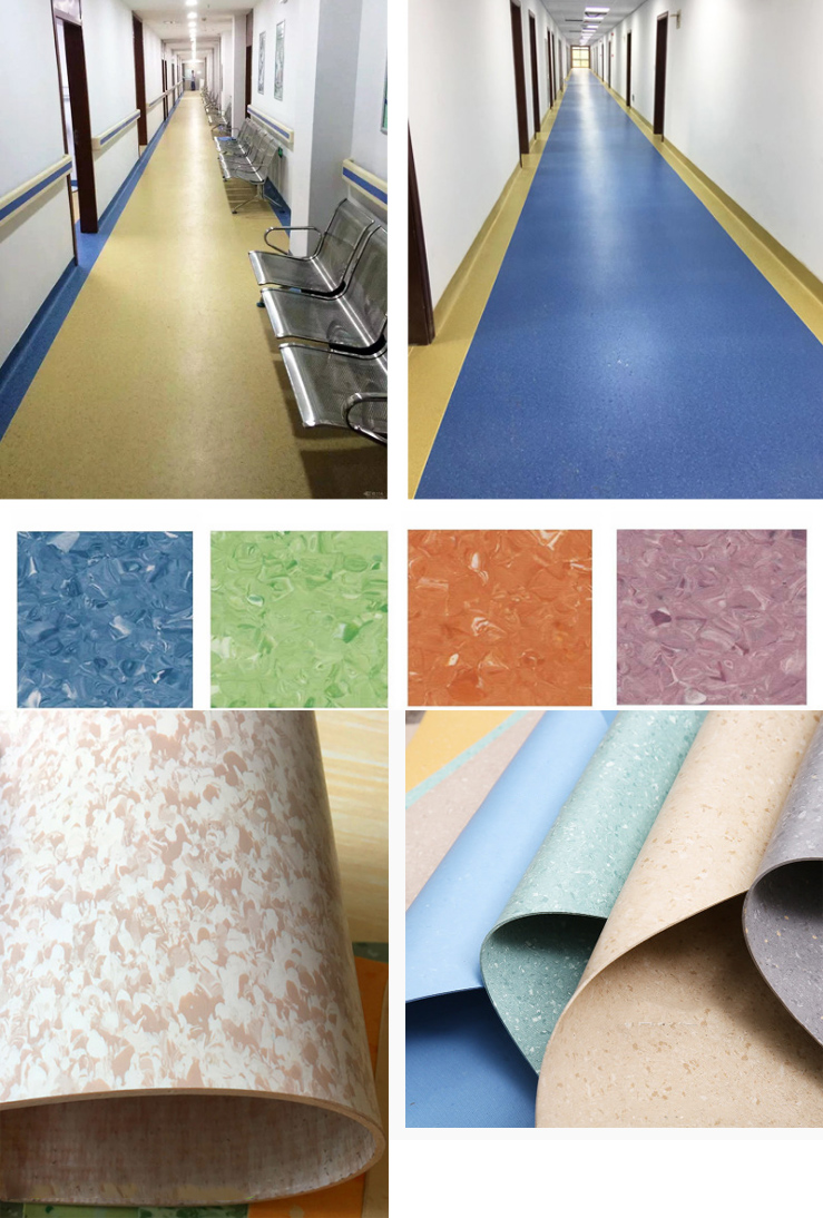 Features of PVC homogeneous flooring