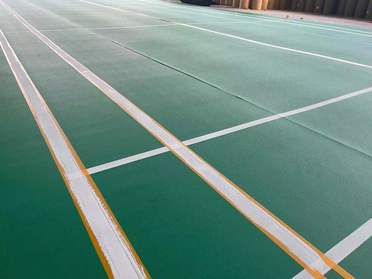 SinoCourts can provide customerized pvc sports flooring