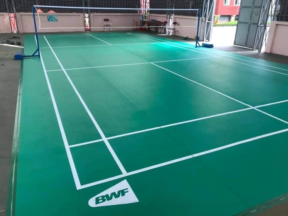 Badminton Court PVC Flooring for trainning