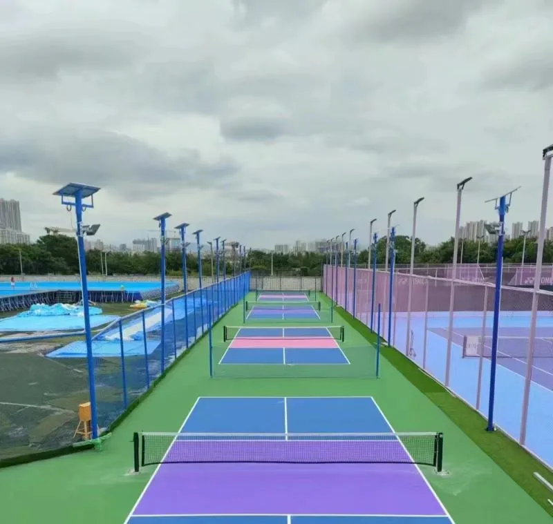 Customized flooring for pickleball courts