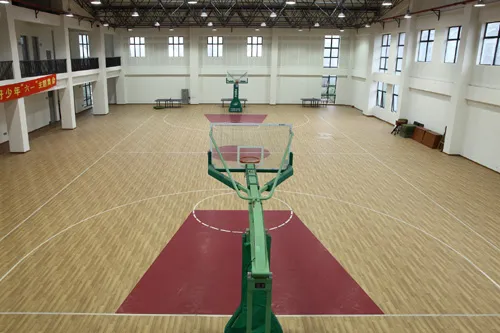 Excellent Shock absorber basketball pvc sports flooring
