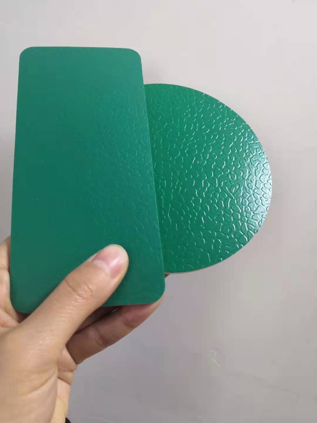 Quadra de badminton com aprovação BWF de superfície de pedra preciosa verde