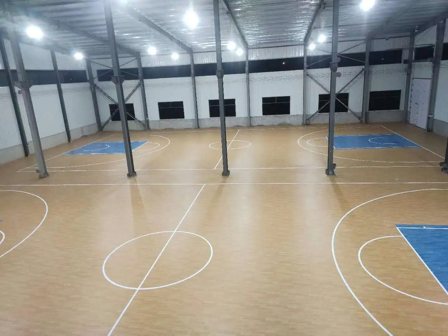 Indoor Football PVC Floor Mooden Wood