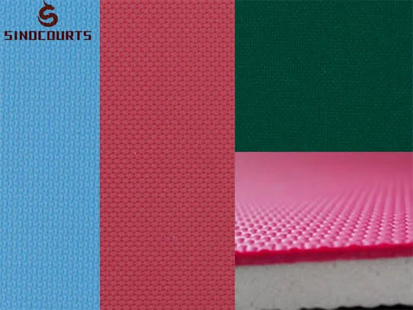 Indoor table tennis sports Fabric Surface  pvc flooring