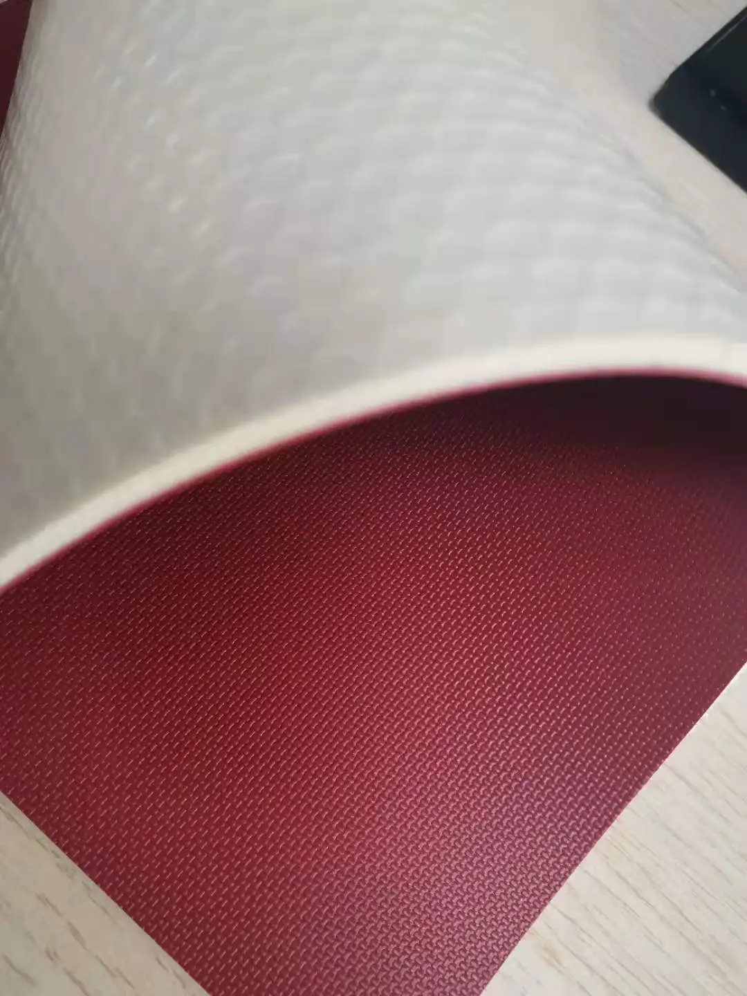 Indoor table tennis sports  pvc flooring Fabric Surface