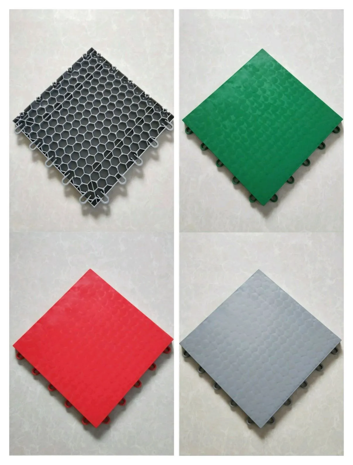 PP/POE/TPE interlocking sports tiles