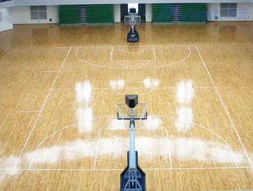 Prefessional sports flooring for basketball courts
