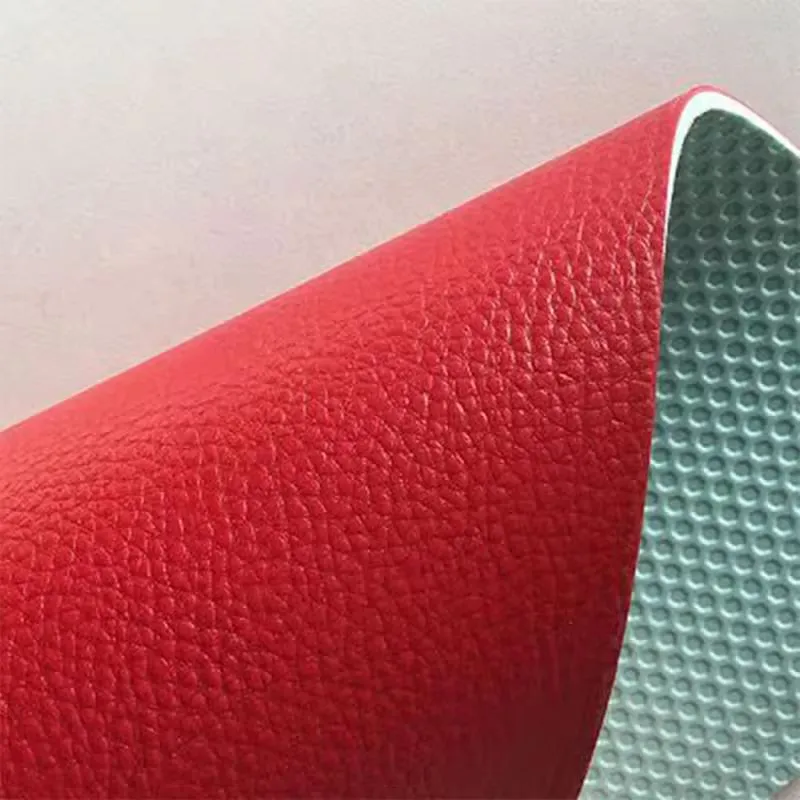 Red cloth surface pvc indoor sports floor