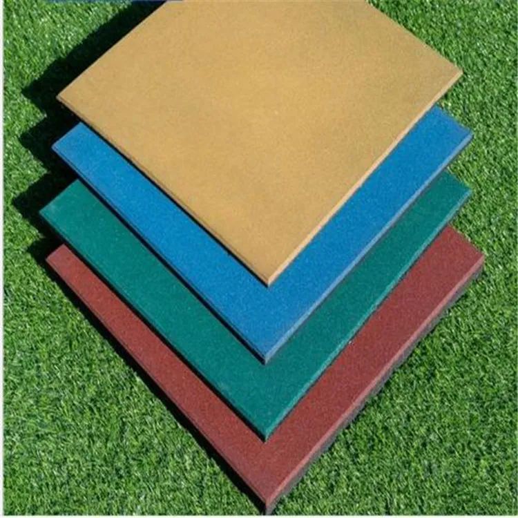 Rubber gym tiles flooring