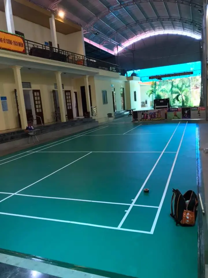 Waterproof PVC Sport Floor Covering Badminton Courts