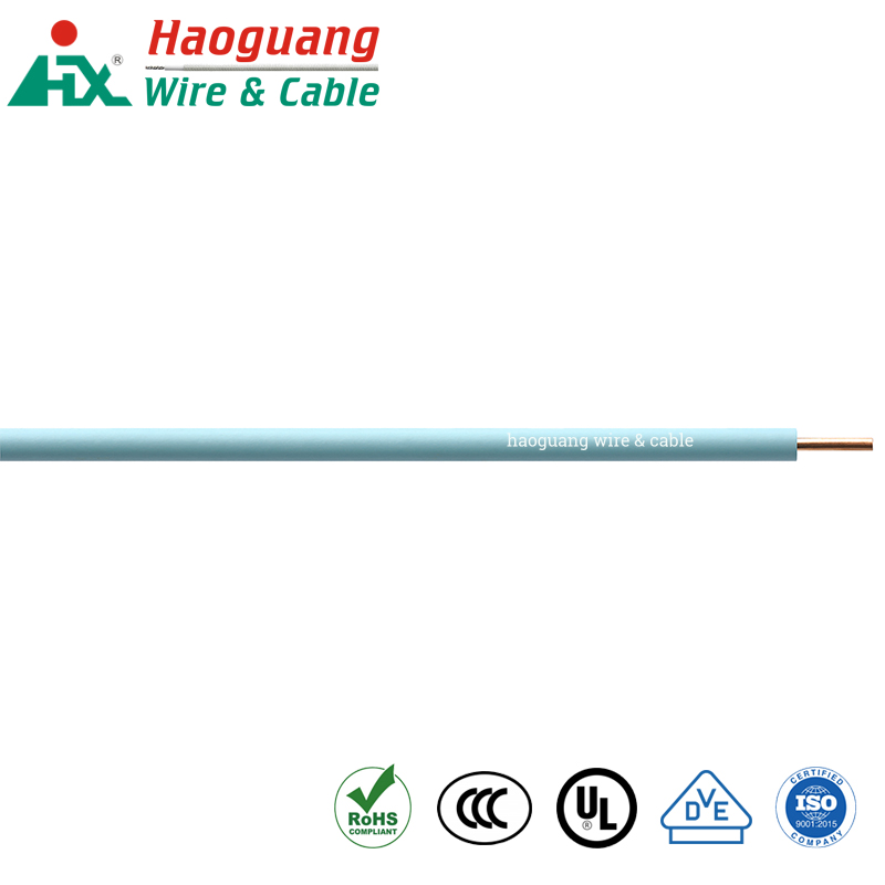 60227 IEC 05 06 BV RV PVC Kabel Inti Tunggal kanggo Kabel Tetep