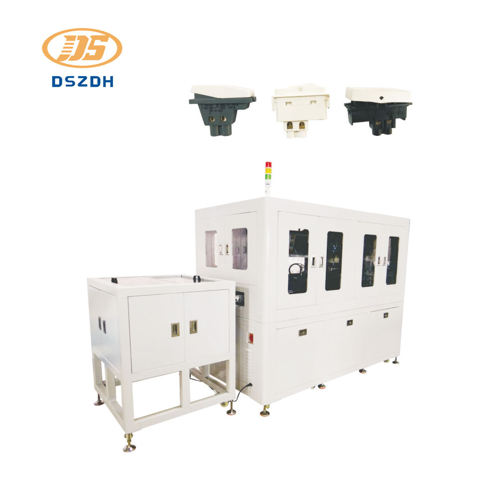 Features of wall switch automatic assembly machine