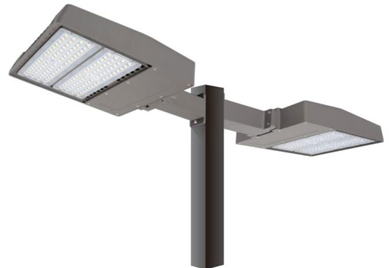 Esta luz de rua LED Shoebox pode cobrir uma gama completa de soluções de iluminação externa