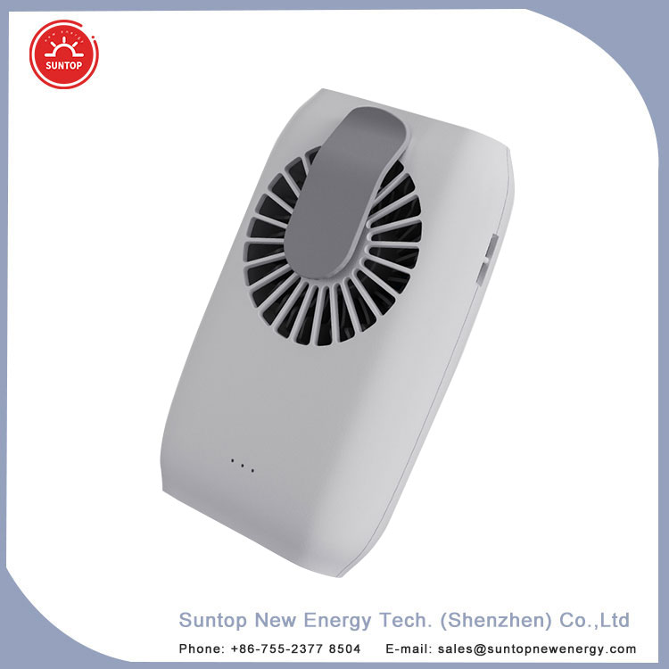 Ventilador eléctrico plegable de enfriamiento con pilas recargable