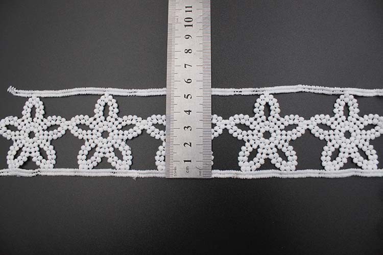 Embroidery Lace Trim Off White