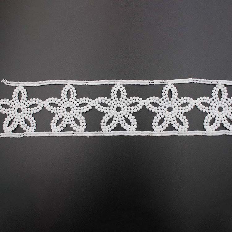 Embroidery Lace Trim Off White