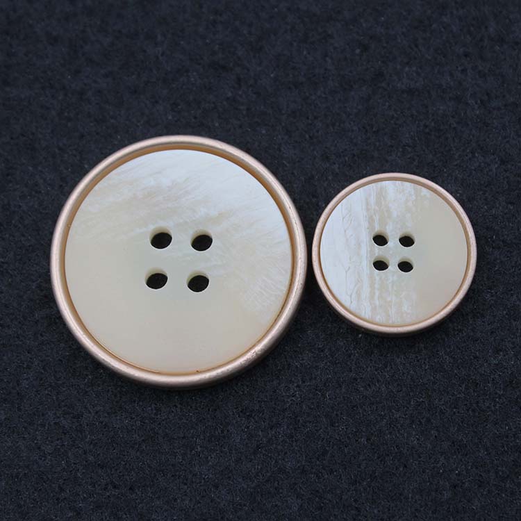 Metal And Plastic Button