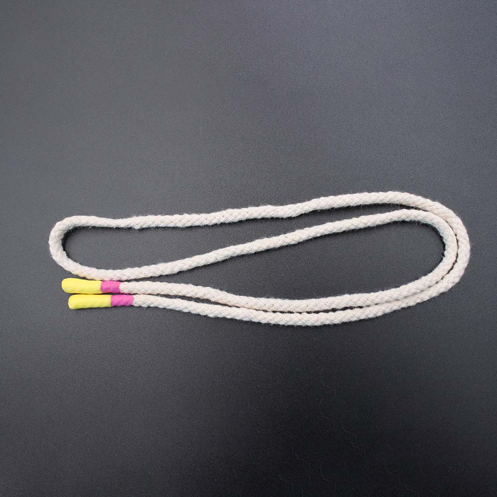 Braided Round Hoodie Cord With Silicone Tip