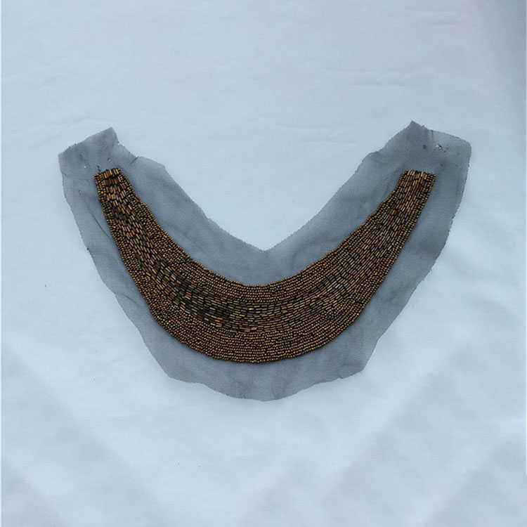 Dark Copper Beaded Handedmade Collars