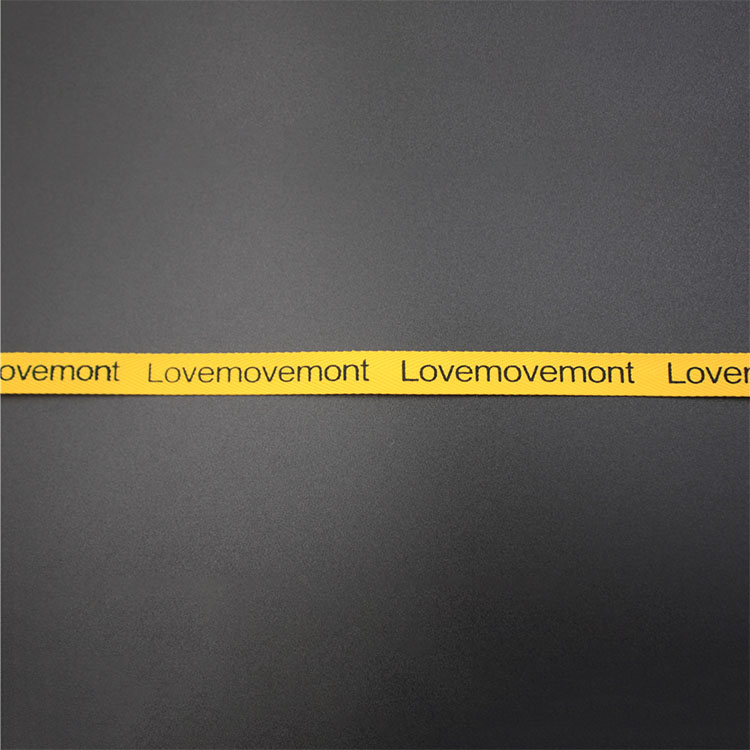 Gelbes Bandband mit Logo