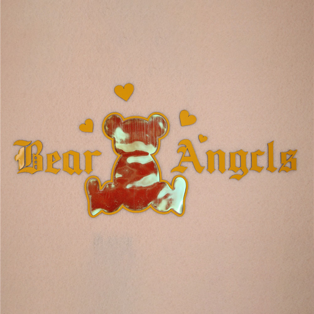 Yellow Teddy Bear Laser Screen Hot Transfer Sticker