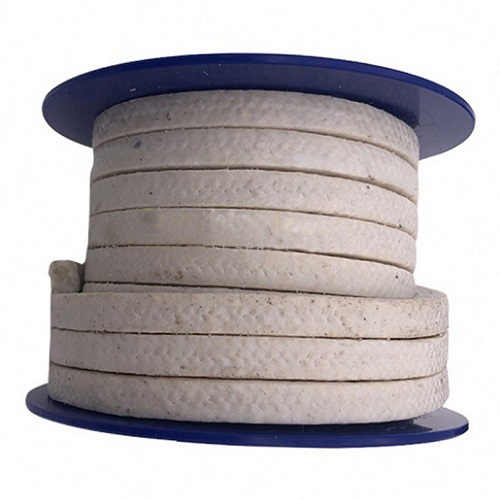 Cotton Fiber Yarn Packing Impregnated with PTFE Dispersion