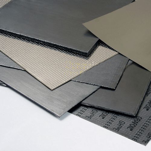 Graphite Laminate Sheet with Perforated Tanged SS 304 Foils