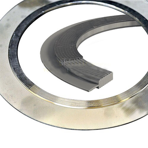 Kammprofile Grooved Gasket with Integral Outer Ring