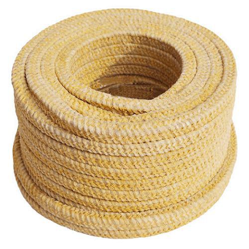 Yellow Cotton Fiber Yarn Packing with Grease