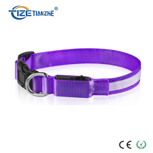 Novelty Design Glowing USB Rechargeable Waterproof Luminous LED Dog Collar