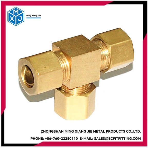 Can you use brass compression fitting on PEX? 
