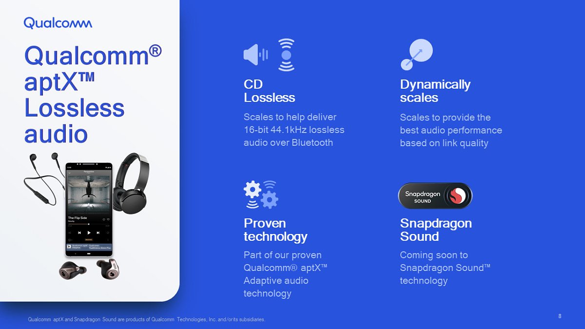 Qualcomm launched aptX™ Lossless audio technology
