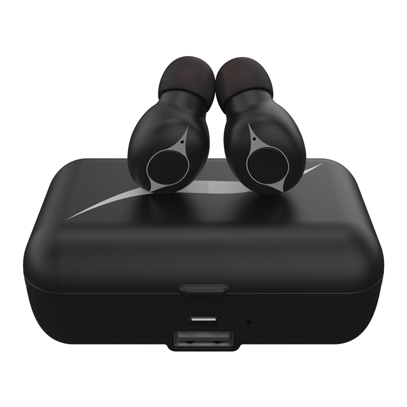 IPX 5 waterproof sports TWS bluetooth earbuds wireless headset with charging box