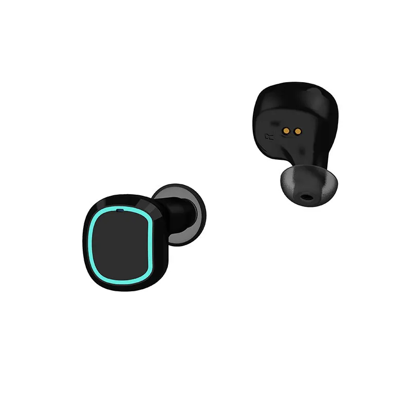 Mini In-ear Invisible IPX5 Waterproof Dual Microphone Bluetooth Headphones