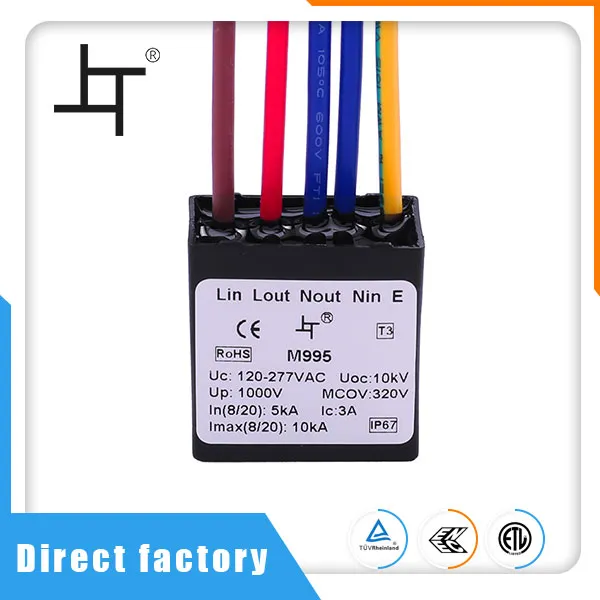 Ip67 Led Street Lamp Surge Protection Device