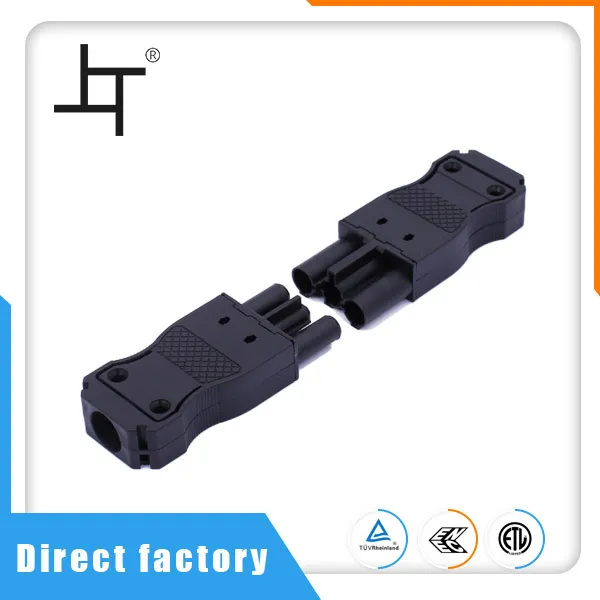 Quick Connect 3 Pin Plastic Electric Connector