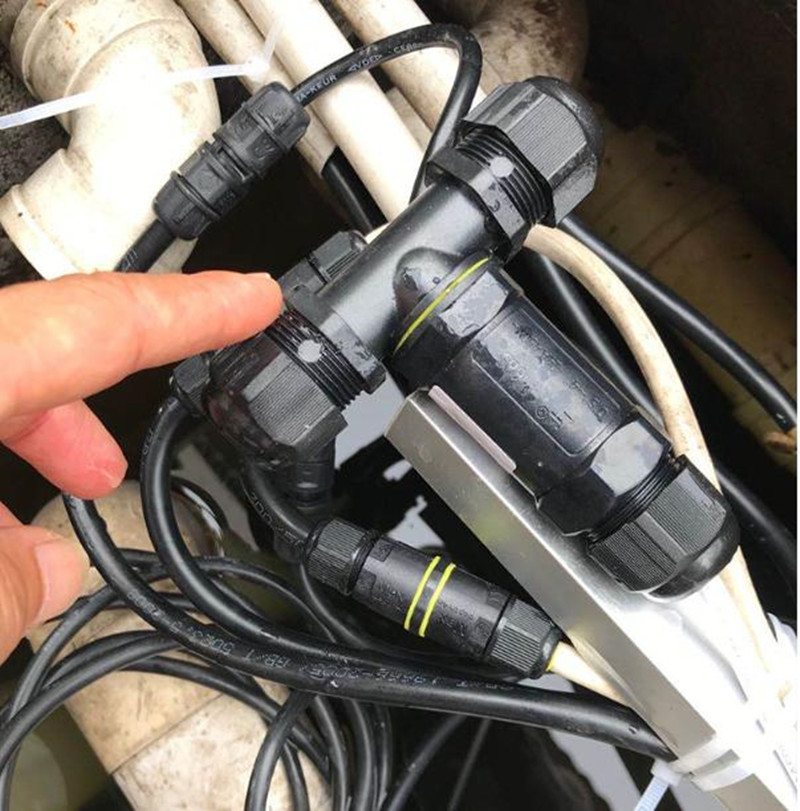 What is the standard for selecting waterproof connectors for waterproofing and dust prevention?