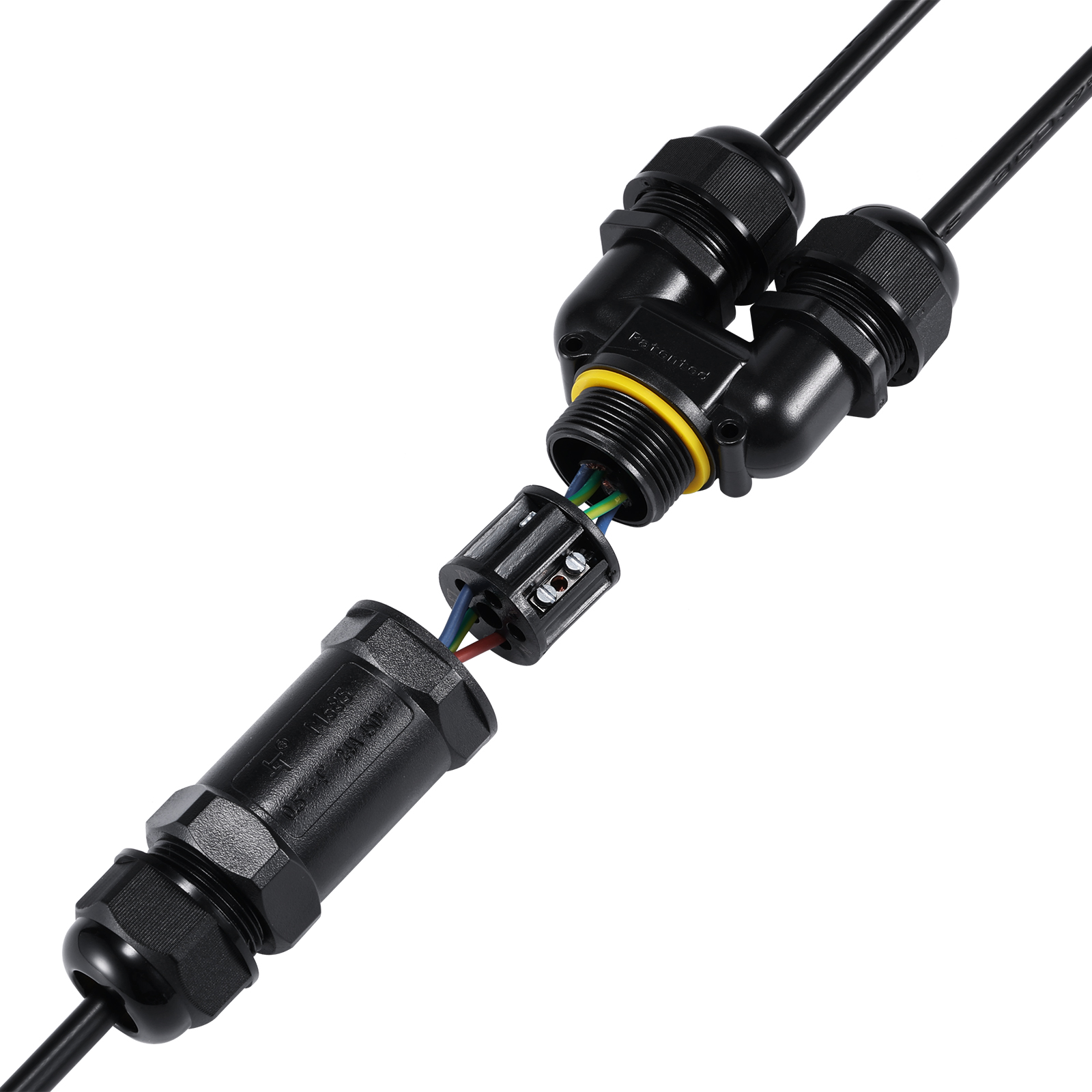 New U Type longer Cable Waterproof Connector