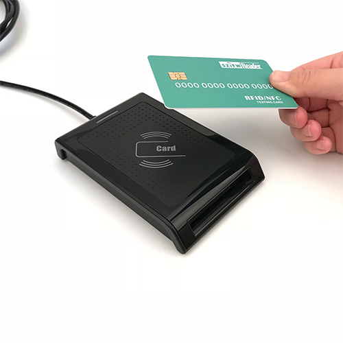 2 in 1 접촉 칩 및 RFID 비접촉식 스마트 카드 리더 작가