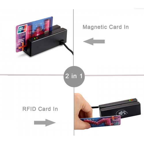 2 MSR100 Android Tablet USB OTG Magnetic Stripe Card Reader Track 1 3 