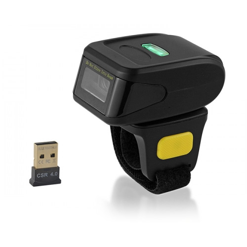 Handheld 1D Ring Wireless Barcode Scanner Laser Reader